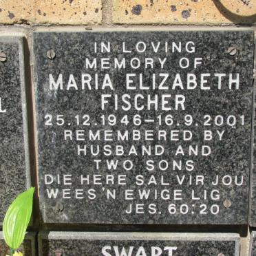 FISCHER Maria Elizabeth 1945-2001