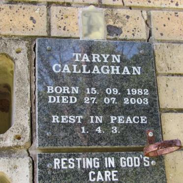 GALLAGHAN Taryn 1982-2003