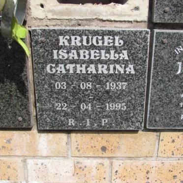 KRUGEL Isabella Catharina 1937-1995