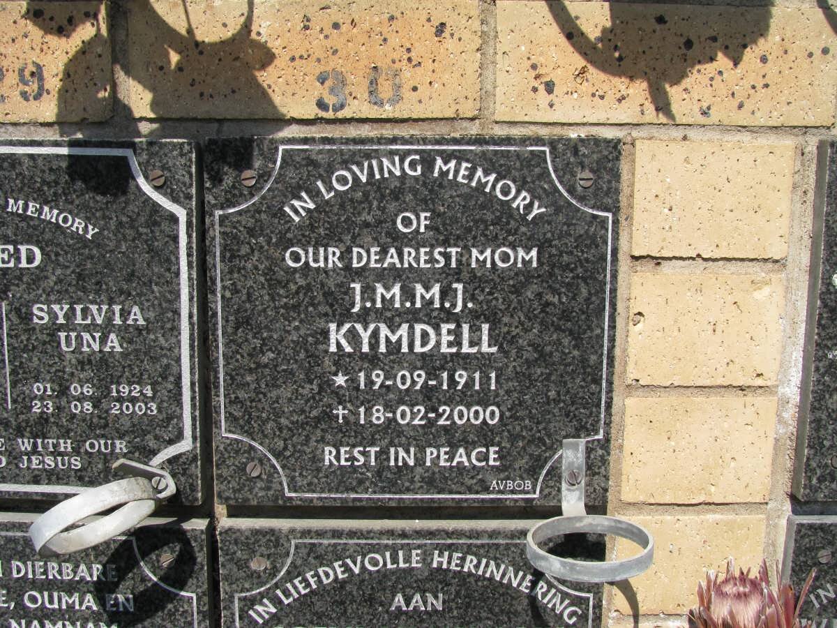 KYMDELL J.M.M.J. 1911-2000