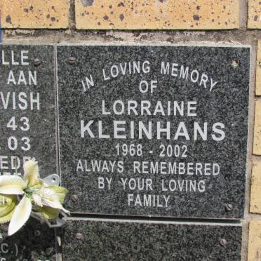 KLEINHANS Lorraine 1968-2002