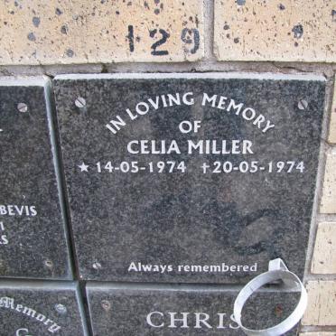 MILLER Celia 1974-1974