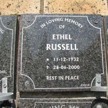 RUSSEL Ethel 1932-2000