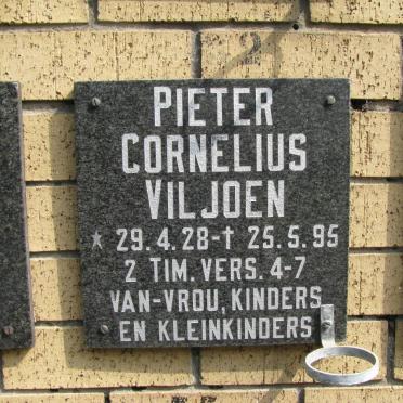 VILJOEN Pieter Cornelius 1928-1995