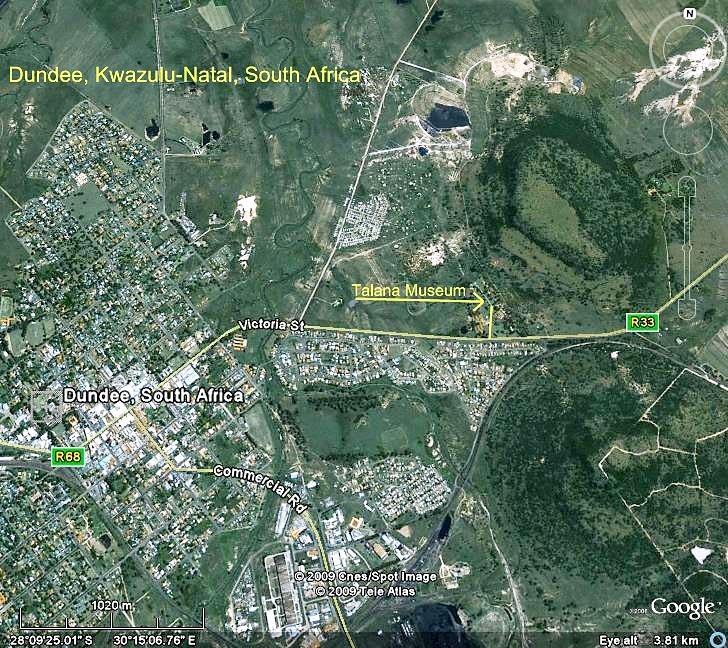 06. Talana Museum on Google Earth