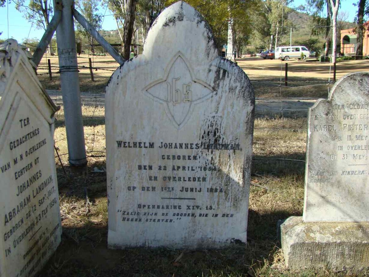 LANDMAN Welhelm Johannes 1854-1884