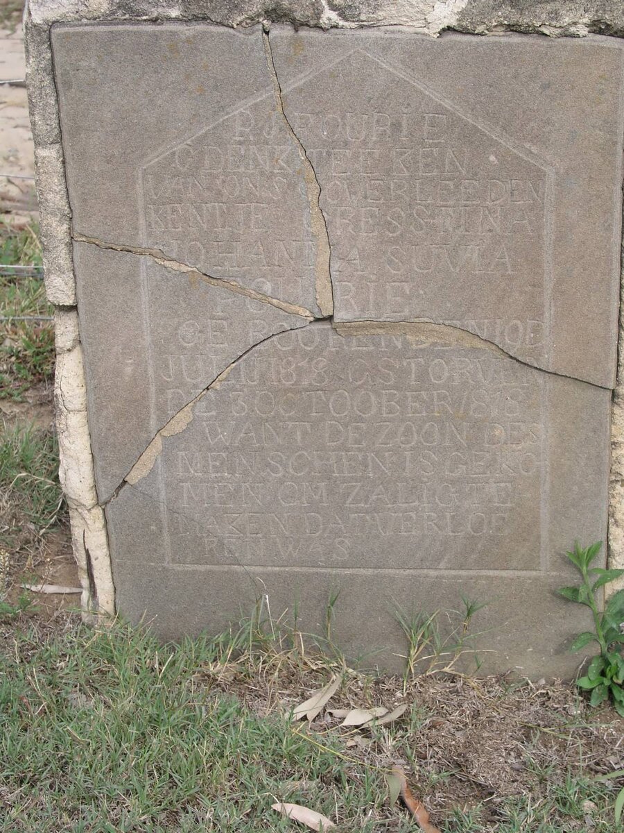 FOURIE Cresstina Johanna Suvia 18?8-18?8