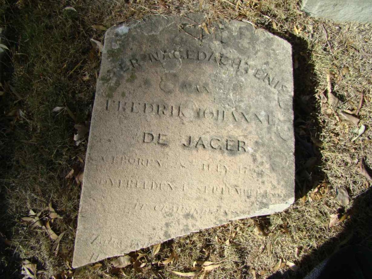 JAGER Fredrik Johannes, de