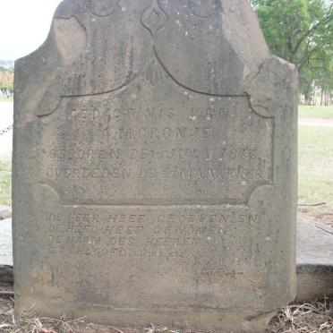 CRONJE A.M. 1866-1868