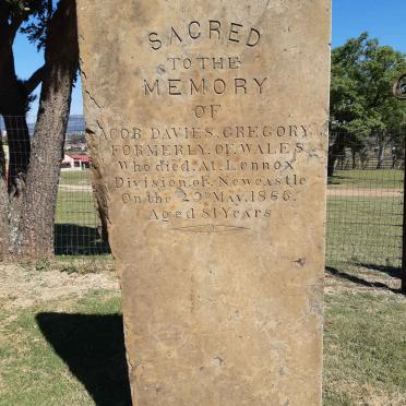 GREGORY Jacob Davies -1866