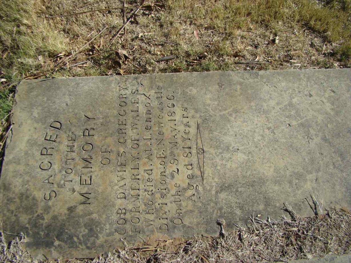 GREGORY Jacob Davies -1866