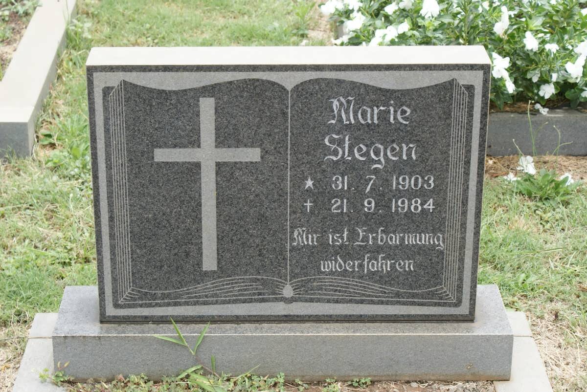 STEGEN Marie 1903-1984