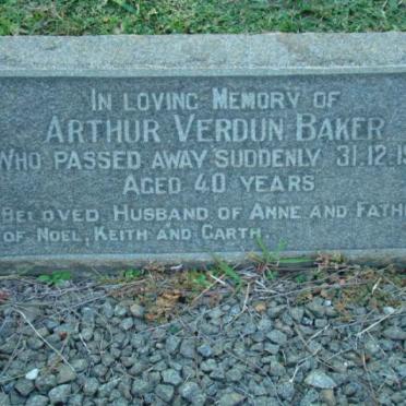 BAKER Arthur Verdun -1957