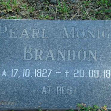 BRANDON Pearl Monica 1927-1991