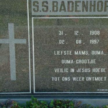 BADENHORST S.S. 1908-1997