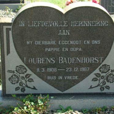 BADENHORST Louwrens 1908-1967