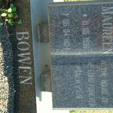 BOWEN Jean Maureen 1936-1994