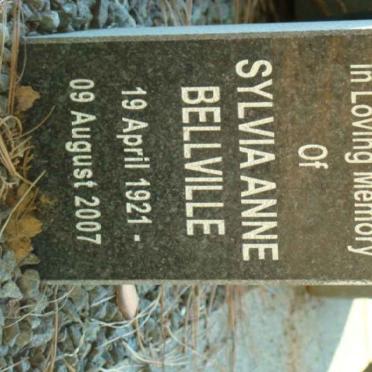 BELLVILLE Sylvia Anne 1921-2007