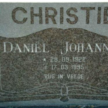 CHRISTIE Daniel Johannes 1922-1995