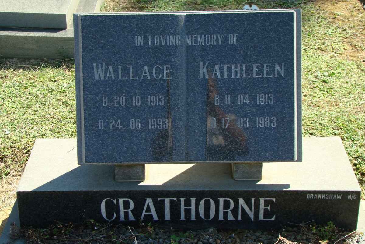 CRATHORNE Wallace 1913-1993 &amp; Kathleen 1913-1983