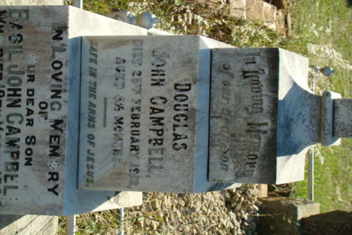 CAMPBELL Douglas John -1912 :: CAMPBELL Basil John