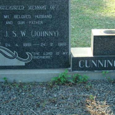 CUNNINGHAM J.S.W. 1888-1968 :: CUNNINGHAM Mary Colvin 1907-1992 