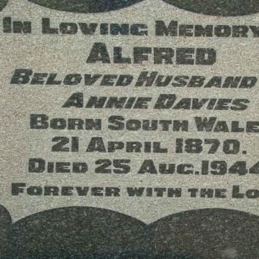 DAVIES Alfred 1870-1944