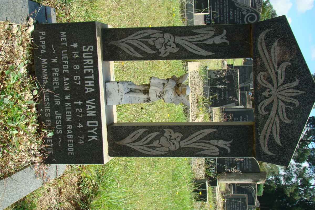 DYK Surietha, van 1967-1974