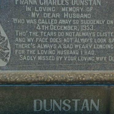 DUNSTAN Frank Charles -1953
