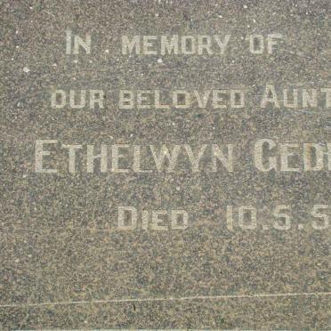 GEDDES Ethelwyn -1953