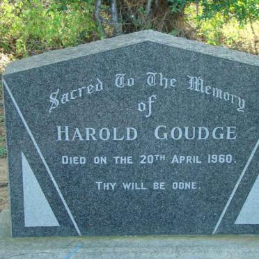 GOUDGE Harold -1960