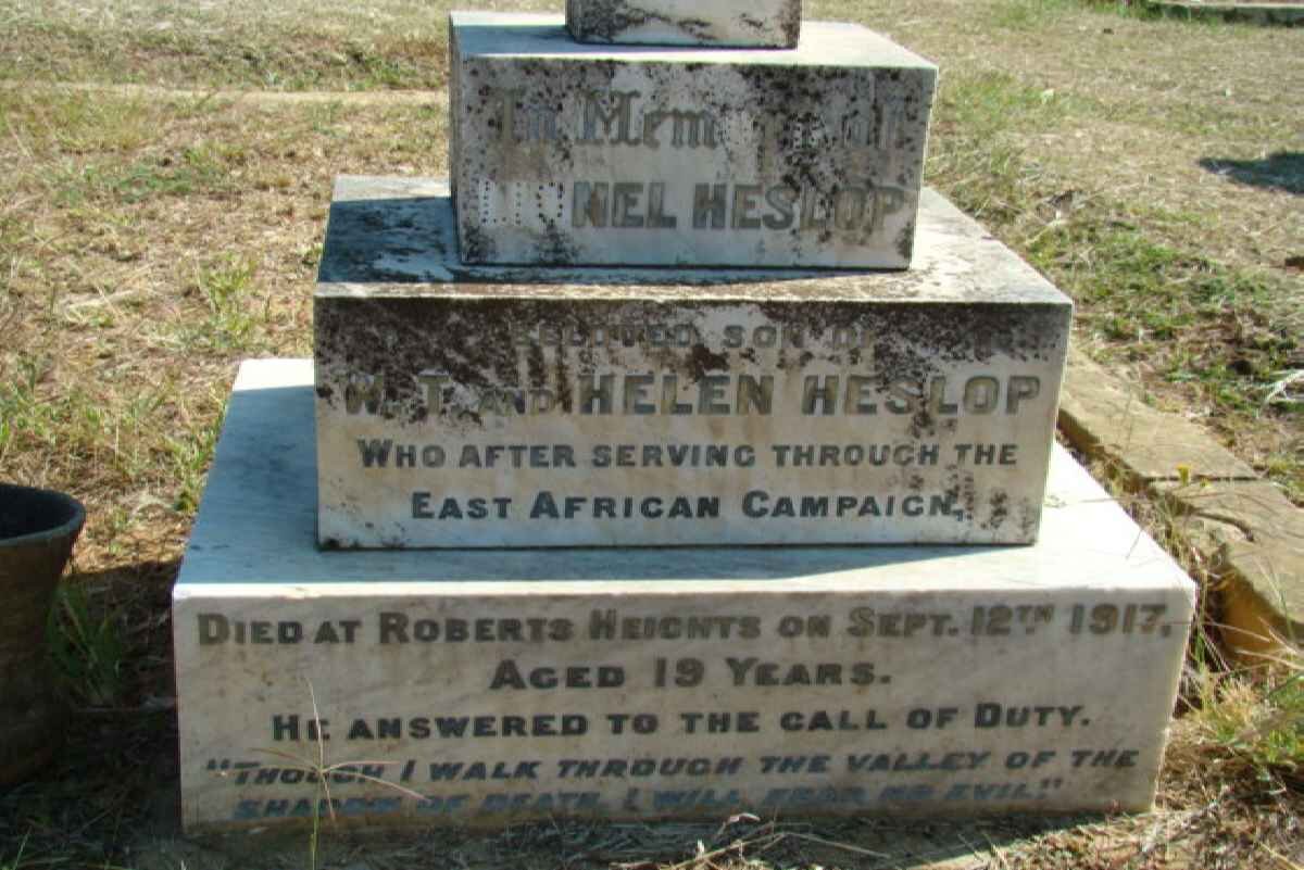 HESLOP Lionel -1917