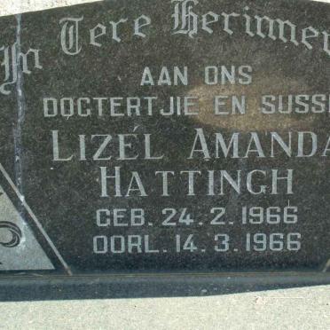 HATTINGH Lizel Amanda 1966-1966