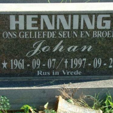 HENNING Johan 1961-1997