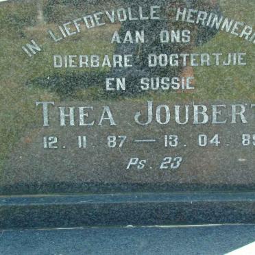 JOUBERT Thea 1987-1989