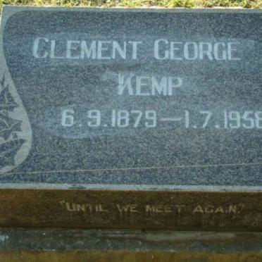 KEMP Clement George 1879-1958