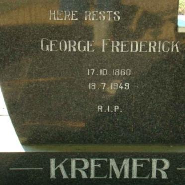 KREMER George Frederick 1860-1949