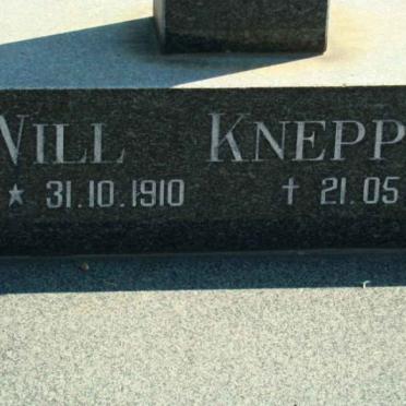 KNEPPERS Will 1910-1993