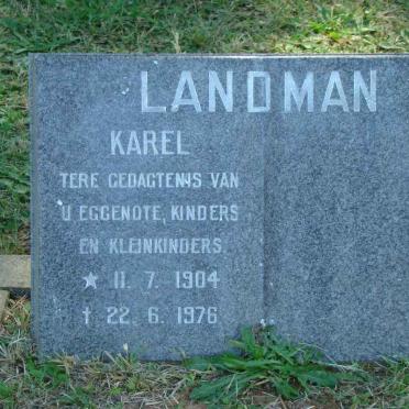 LANDMAN Karel 1904-1976
