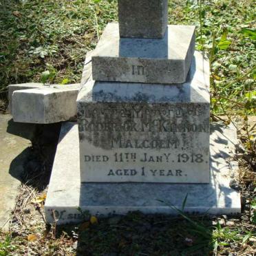 MALCOLM Roderick McKinnon -1918