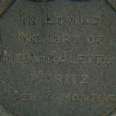 MARITZ Hedwig Aletta