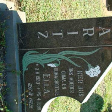 MARITZ Ella 1920-1988