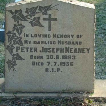 MEANEY Peter Joseph 1893-1956