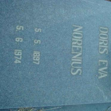 NORENIUS Doris Eva 1897-1974