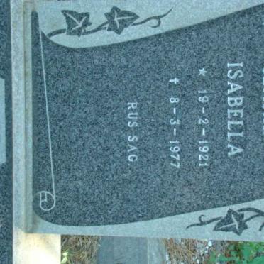 NEL Clarie Isabella 1921-1977