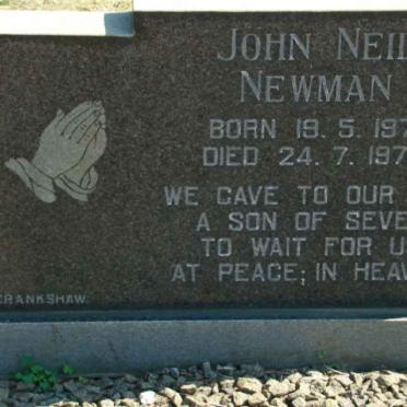 NEWMAN John Neil 1971-1978