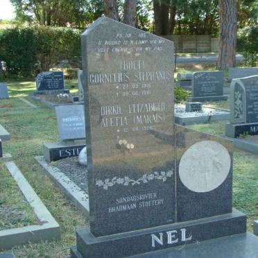 NEL Cornelius Stephanus 1916-1981 &amp; Dirkie Elizabeth Aletta MARAIS 1928-
