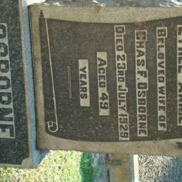 OSBORNE Ethel Annie -1929