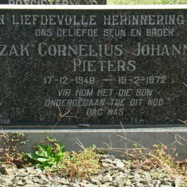 PIETERS Izak Cornelius Johannes 1948-1972