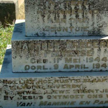 PIETERSE Jacobus Frederick 1944-1948